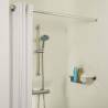 Sealskin Telescopic Shower Curtain Rod 80-130 cm Chrome Colour chrome Size 2.8 x 130 cm 