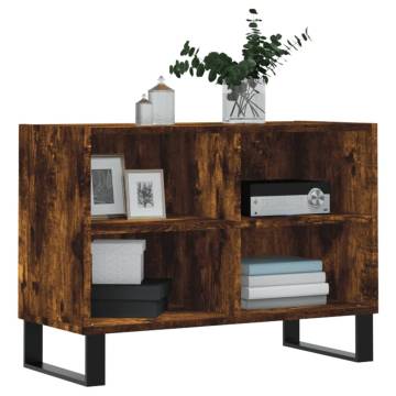 Stylish Smoked Oak TV Cabinet - 69.5x30x50 cm