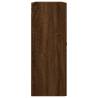 Elegant Wall Mounted Cabinets - Brown Oak (2 pcs) | Hipo Market