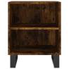 Elegant Smoked Oak Bedside Cabinets - 2 pcs | Hipo Market