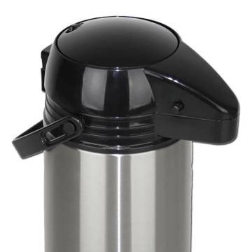 HI Thermos with Pump 1.9 L - Keep Drinks Hot for 5 Hours