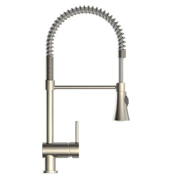 SCHÜTTE CORNWALL Low Pressure Sink Mixer - Stainless Steel Look