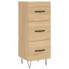 Stylish Highboard Sonoma Oak - 34.5x34x180 cm | Hipomarket