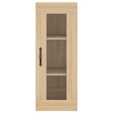 Stylish Highboard Sonoma Oak - 34.5x34x180 cm | Hipomarket