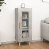 Stylish Concrete Grey Sideboard - 34.5x34x90 cm | HipoMarket