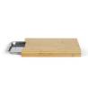 Livoo Cutting Board with Drawer Storage - Beige Wood