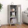 Stylish Concrete Grey Sideboard - 34.5x34x90 cm | HipoMarket