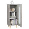 Stylish Concrete Grey Sideboard - 34.5x34x90 cm | HipoMarket