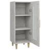 Stylish Concrete Grey Sideboard - 34.5x34x90 cm | HipoMarket