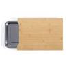 Livoo Cutting Board with Drawer Storage - Beige Wood