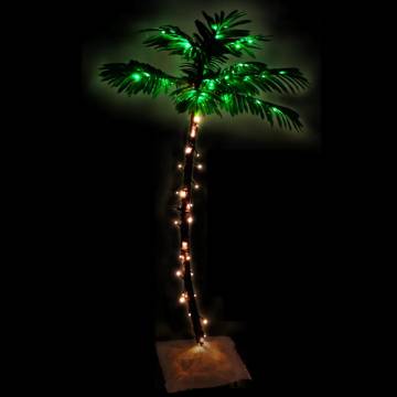 LED Palm Tree Warm White with 72 LEDs - 120 cm Decoration