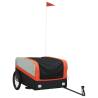 Sturdy Bike Trailer Black & Orange - 45 kg Iron Capacity