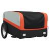 Sturdy Bike Trailer Black & Orange - 45 kg Iron Capacity