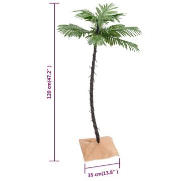 LED Palm Tree Warm White with 72 LEDs - 120 cm Decoration