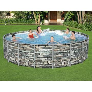 Bestway Power Steel Swimming Pool 549x132 cm - Fun & Durable