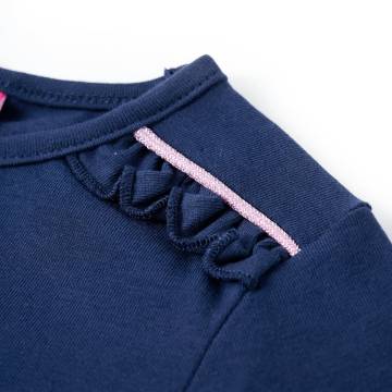 Kids' Long Sleeve T-shirt Navy Blue - Size 104 | Hipo Market