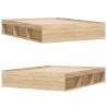 Sonoma Oak Bed Frame 140x190 cm | Stylish & Durable Design