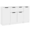 High Gloss White Sideboards Set - Stylish & Functional Storage