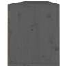 Stylish Grey Wall Cabinets - Set of 2 | Solid Pine Wood