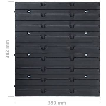 103 Piece Storage Bin Kit with Wall Panels - Organize Your Space