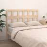 Stylish Solid Wood Pine Bed Headboard - 205.5x4x100 cm