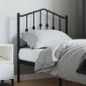 Metal Headboard Black 75 cm Colour black Size 75 cm Quantity in Package 1 