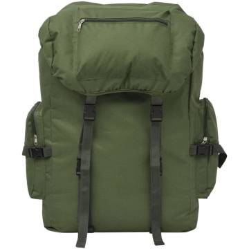 Army-Style Backpack 65L Green - Durable & Practical Outdoor Gear