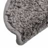 Carpet Stair Treads 15 pcs Grey | Slip-Resistant & Washable