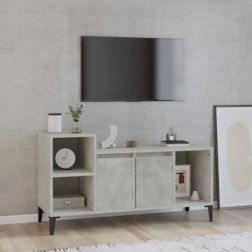 Concrete Grey TV Cabinet 100x35x55 cm - Stylish & Practical