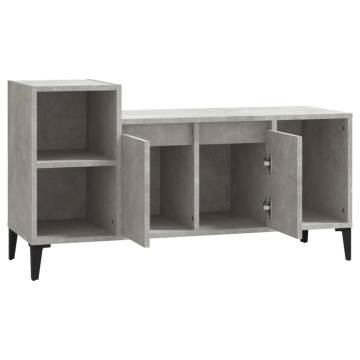 Concrete Grey TV Cabinet 100x35x55 cm - Stylish & Practical