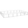 Dog Kennel Silver 24 m² Steel Colour silver Size 600 x 400 x 70 cm Quantity in Package 1 