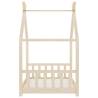 Kids Bed Frame Solid Pine Wood 90x200 cm | HipoMarket