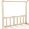 Kids Bed Frame Solid Pine Wood 90x200 cm | HipoMarket