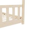 Kids Bed Frame Solid Pine Wood 90x200 cm | HipoMarket