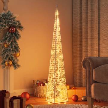 Christmas Light Cone 60 LEDs - Warm White 120 cm Decoration