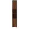 3 Piece Bathroom Furniture Set - Brown Oak Engineered Wood