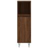 3 Piece Bathroom Furniture Set - Brown Oak Engineered Wood