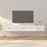 Wall-mounted TV Cabinets 3 pcs High Gloss White 100x34.5x40 cm Colour high gloss white Quantity in Package 3 Width 100 cm 