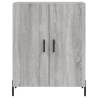 Stylish Highboard Grey Sonoma - 69.5x34x180 cm | HipoMarket