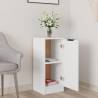 Stylish White Sideboard 30x30x70 cm - Engineered Wood