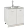 Double Basins Kitchen Sink - Stainless Steel 800x600 mm