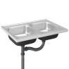 Double Basins Kitchen Sink - Stainless Steel 800x600 mm