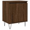 Brown Oak Bedside Cabinet - Engineered Wood | HipoMarket