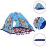 Children Play Tent with 250 Balls - Blue 120x120x90 cm