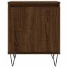 Brown Oak Bedside Cabinet - Engineered Wood | HipoMarket