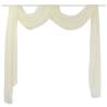 Sheer Voile Drape 140 x 600 cm Cream Colour cream Size 140 x 600 cm Quantity in Package 1 