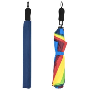 Automatic Folding Umbrella - Multicolour 124 cm | HiPoMarket