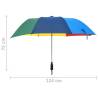 Automatic Folding Umbrella - Multicolour 124 cm | HiPoMarket