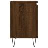 Brown Oak Bedside Cabinet - Engineered Wood | HipoMarket