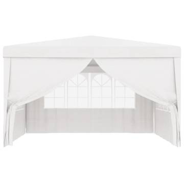 Professional Party Tent 4x4m with Side Walls - White